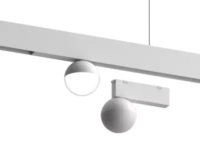 Track Light Shar White by Forstlight 3D model