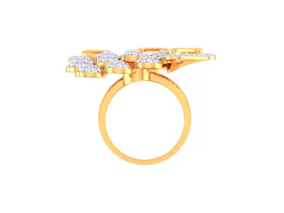 Women Ring MTL 3dm STL OBJ FBX Details 3D print model 16