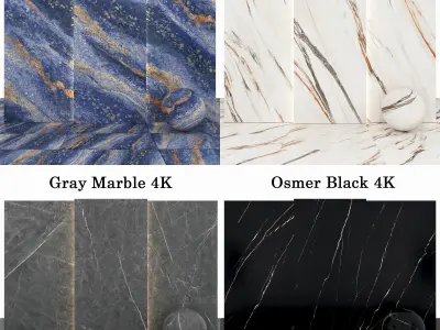 Marble 54 - Calacatta-Blue Night-Osmer-GrayMarble Texture