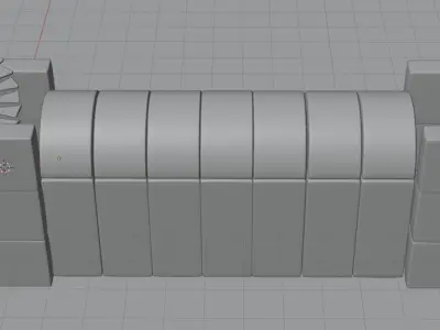 Terror tunnel 3D model