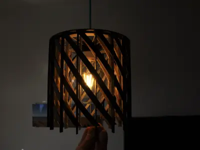 Cosette - Design Bottbo -  3DPrint - Lampshade - Cealing Lamp  3D print model