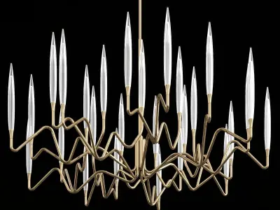 Il Pezzo 3 Chandelier 3D model