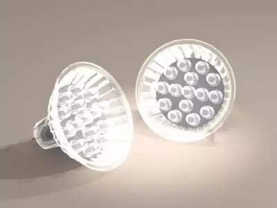 LED lamp 3D model