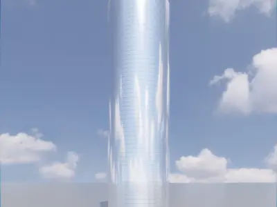 Parametric Building 1b10 3D model