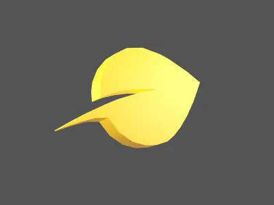 Chia Coin v1 003 Low-poly 3D model