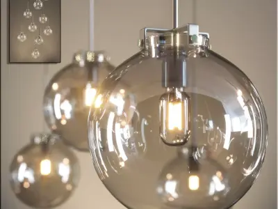 RUBN COPPOLA PENDANT LAMP 3D model