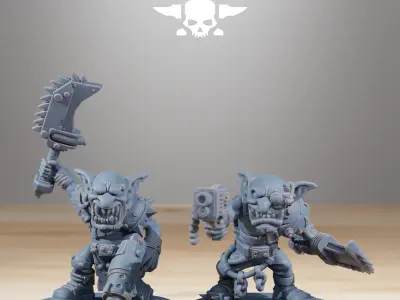Gobs Berserkers 3D print model