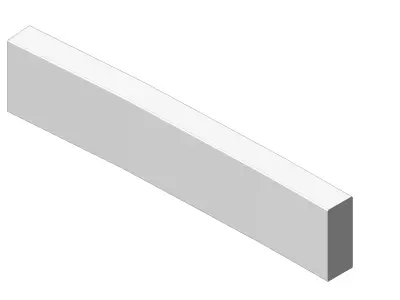 Concrete Curb Inner Radius Set 4 Models R3 R5 R8 R12 3D model