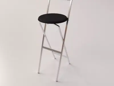 Bar Stool v2 3D model
