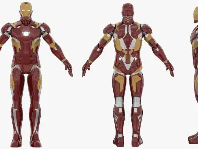 Iron Man Mark XLVI 3D model