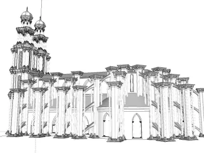 Architecture-Religion-God-Culture-Temple -0209 3D model