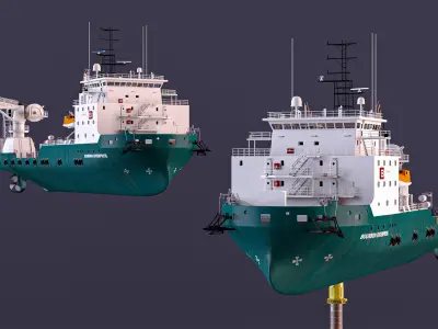  Construction Vessel and Marine Hydraulic Pile Hammer 