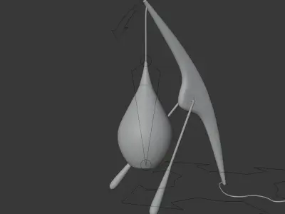 Rispal table lamp 3D model