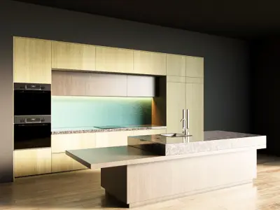 85-Kitchen1 texture 8 3D model