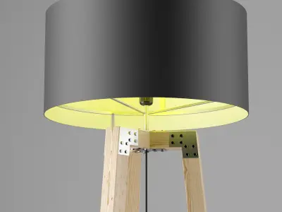 Modern stand light 3D model