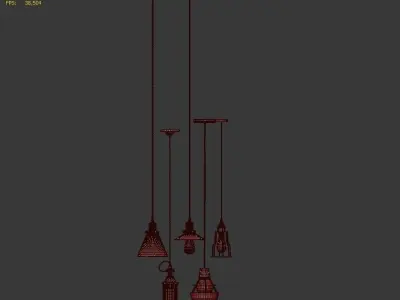 PENDANT SET 13 3D model