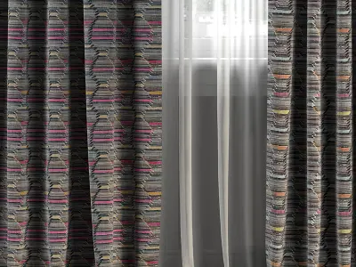 Curtain Set 255 3D model