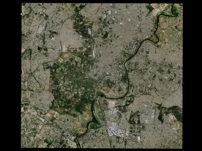 Lucknow - India 3D model
