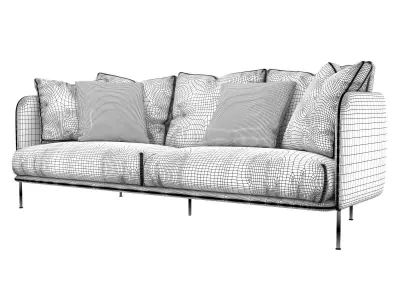 Bonnet Grand Sofa 3D model