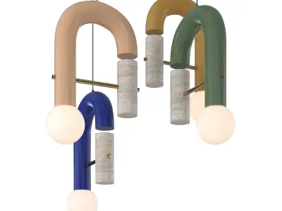 Pamono Utu Soulful Lighting Pyppe Single Ii 3D model