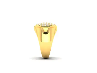 Mens Ring  Render 3dm STL OBJ FBX Details 3D print model order