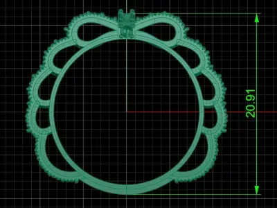 Jewelry ring 186 3D print model
