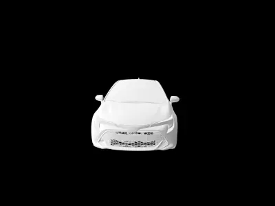 3D SCAN DATA TOYOTA COROLLA E210 HATHBACK EXTERIOR 3D model