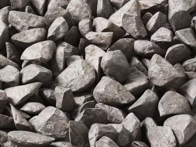 Rock stone glether two 3D model