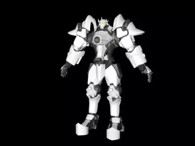 Overwatch Reinhardt model 3D model