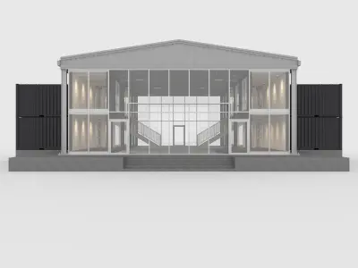 Container House 1 3D model