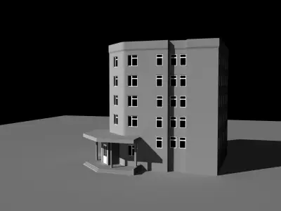 Building-2 Free 3D model