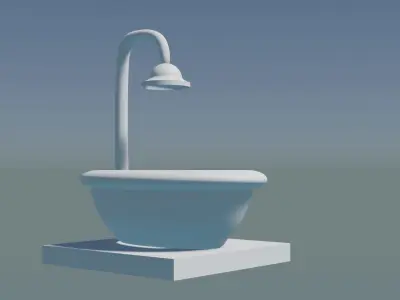 Shower Bathroom Free 3D print model