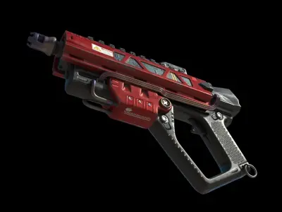 Scifi weapon 3D model