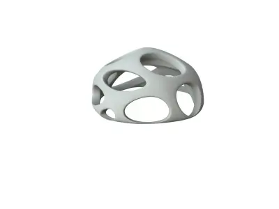 SciFi Cube Object No 54461 Low Poly Shape Low-poly 3D model