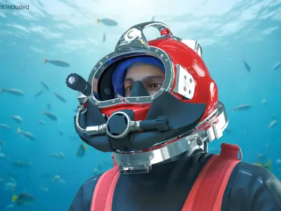  Thermal Dive Suit with Gloves and Boots Black 