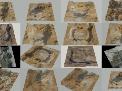 Landscape 3D models 3D Model Pack