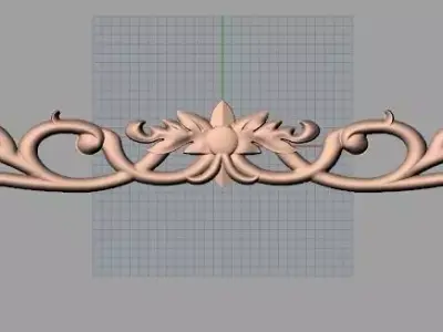 CNC 3D relief design STL format file used for artcam aspire E721 3D model