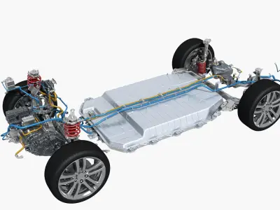  Electric Car Chassis X-Ray 