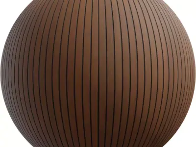 Modern Slatted Wood Deck  Texture
