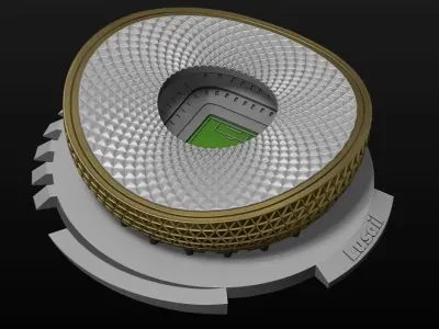 Lusail Stadium 3D print model