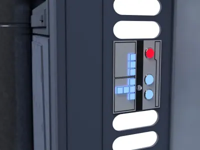 Set 2a - Death Star Extention Bridge  1-12 scale Blackseries  3D print model