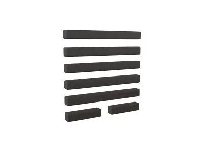 I Ching Hexagrams 44 gou v1 001 Low-poly 3D model