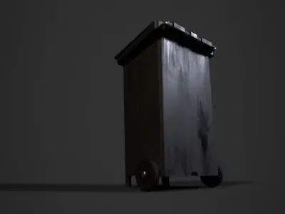 Street Trash PBR Model Low-poly 3D model