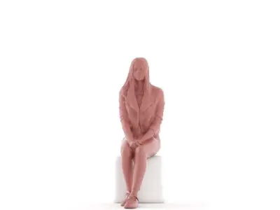 Emma posed 1 3D model