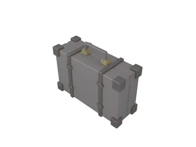 Briefcase v1 002 Low-poly 3D model
