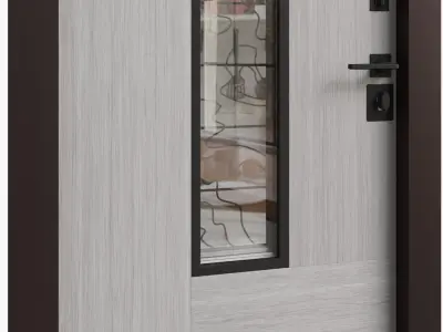 Entrance door Paradise Glass 3D model