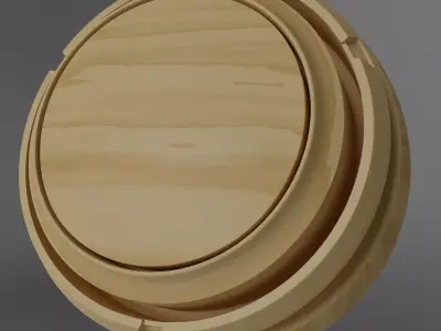 Seamless PBR Wood - Maple Light 001 Texture