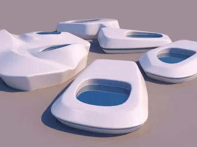 0110 - Organic Building 3D model