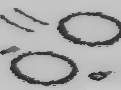 One hundred thousand mountains - the door pool 3D model