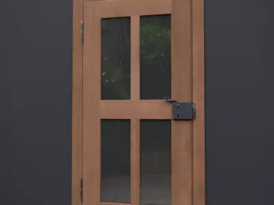 Glass Door 3D model